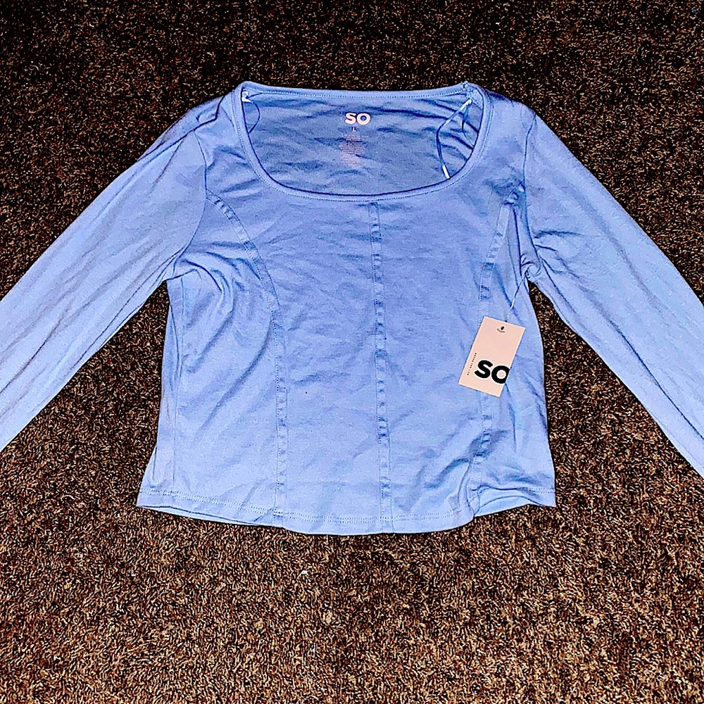 Kohls, L ,kids blue corset style top